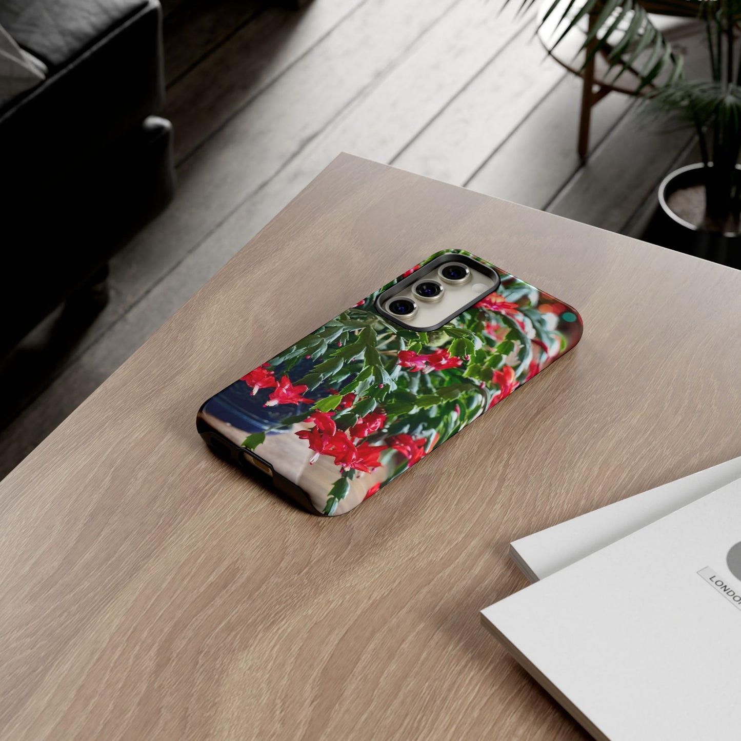 Phone Case - In Full Bloom Christmas Cactus Tough Cases