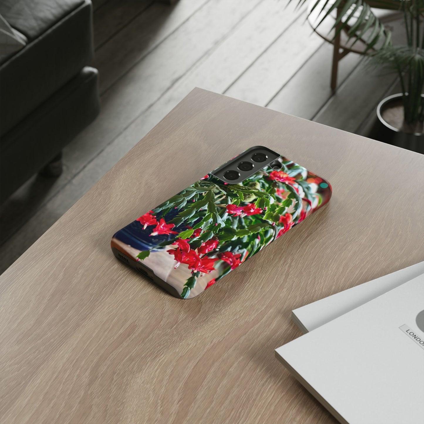 Phone Case - In Full Bloom Christmas Cactus Tough Cases