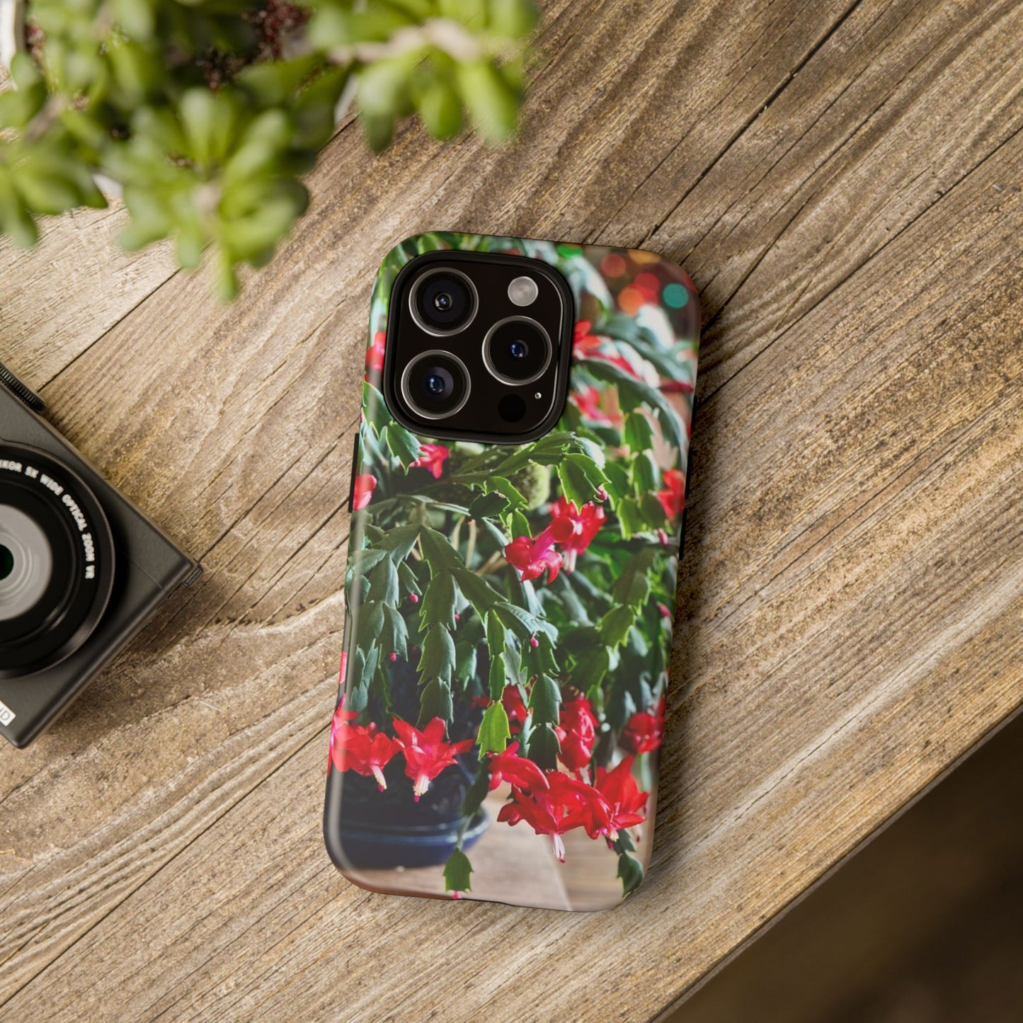 Phone Case - In Full Bloom Christmas Cactus Tough Cases