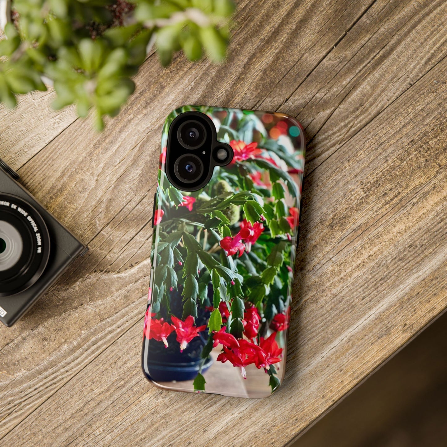 Phone Case - In Full Bloom Christmas Cactus Tough Cases