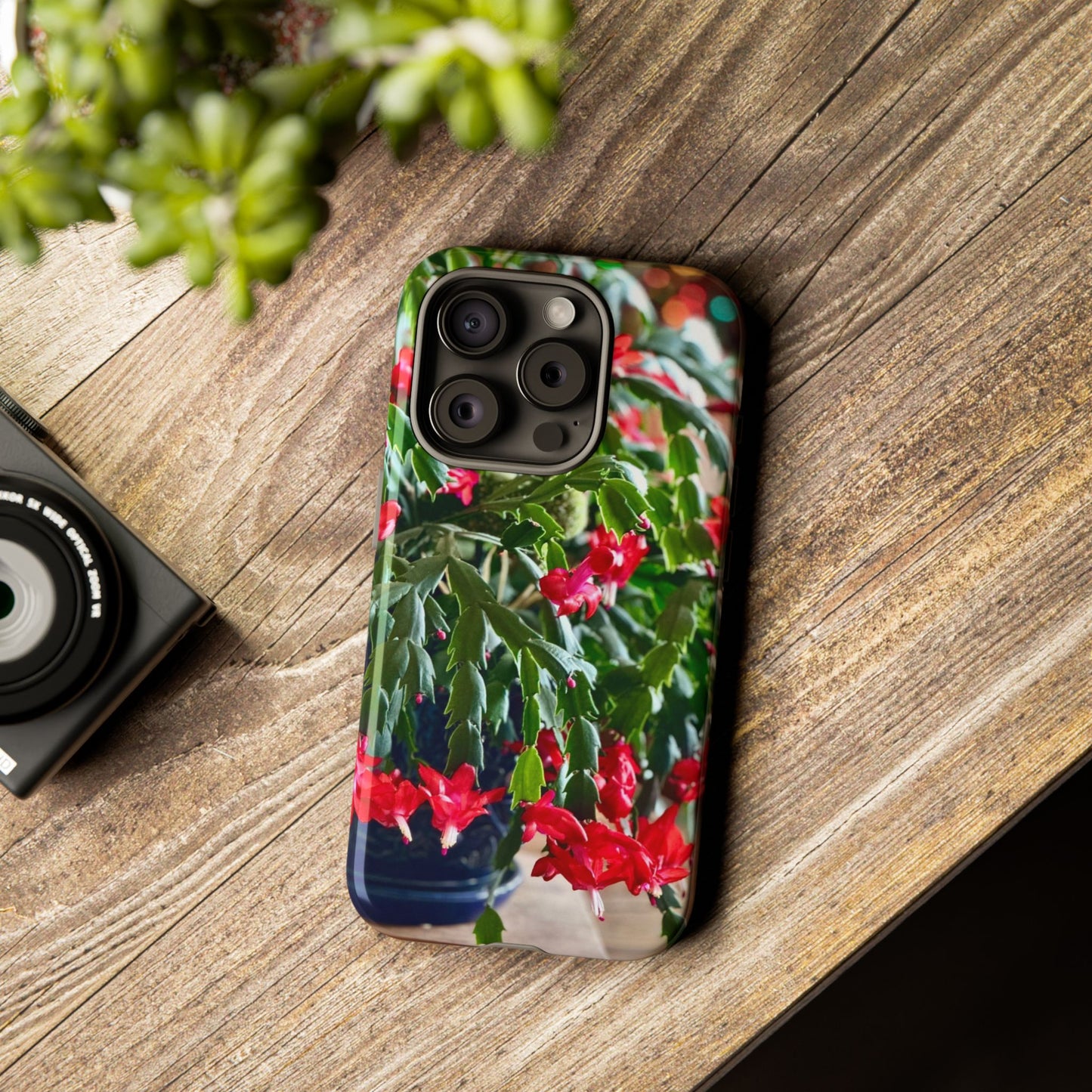 Phone Case - In Full Bloom Christmas Cactus Tough Cases