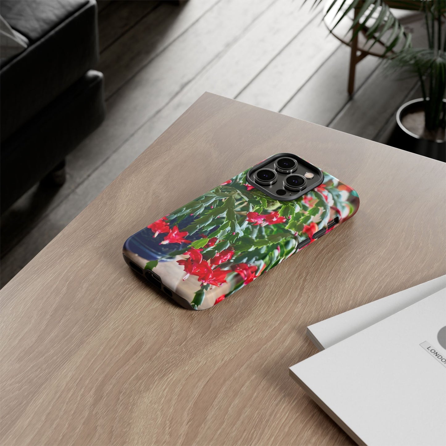 Phone Case - In Full Bloom Christmas Cactus Tough Cases