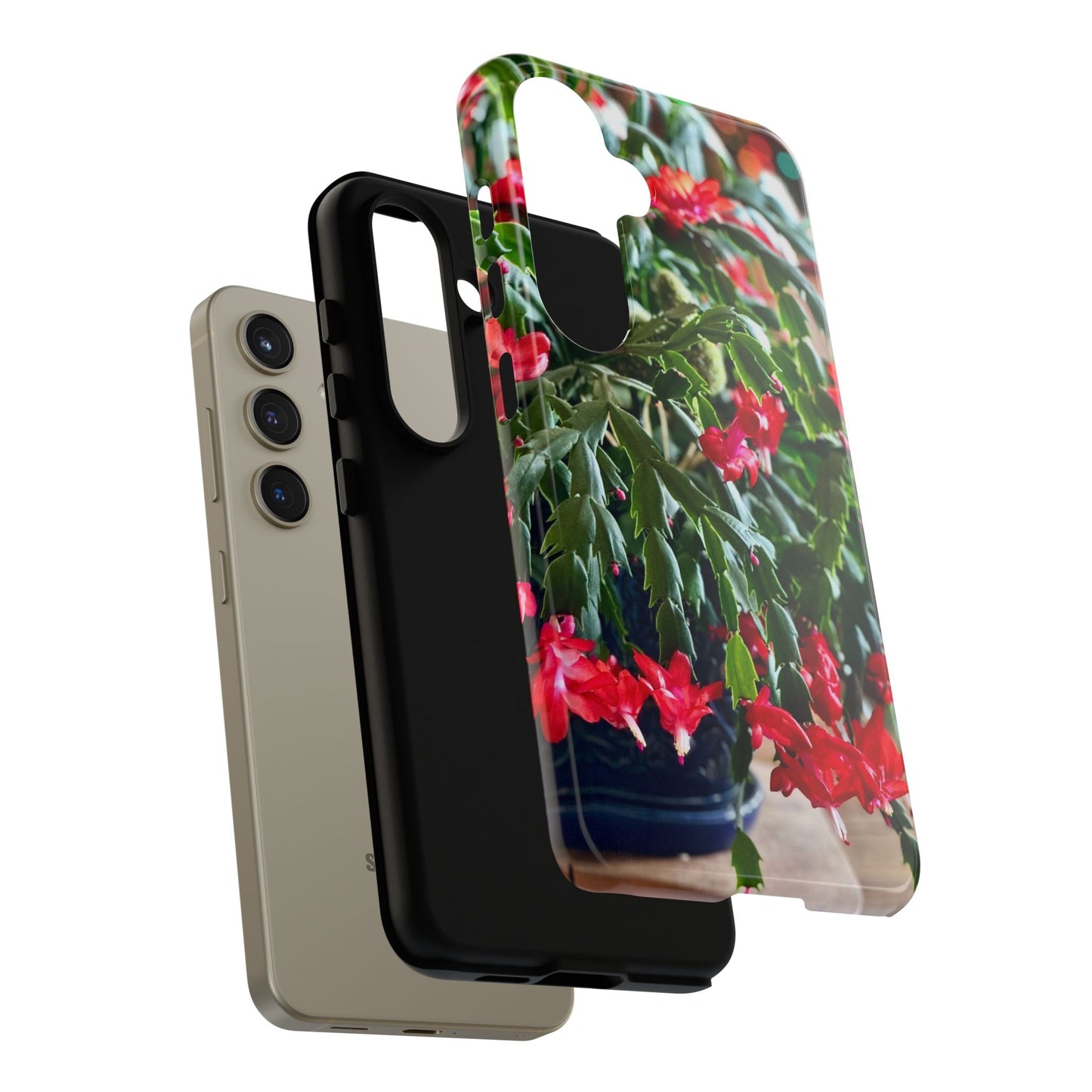 Phone Case - In Full Bloom Christmas Cactus Tough Cases