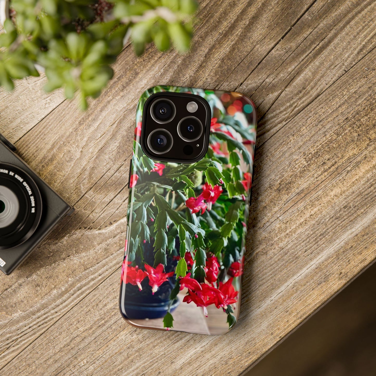 Phone Case - In Full Bloom Christmas Cactus Tough Cases