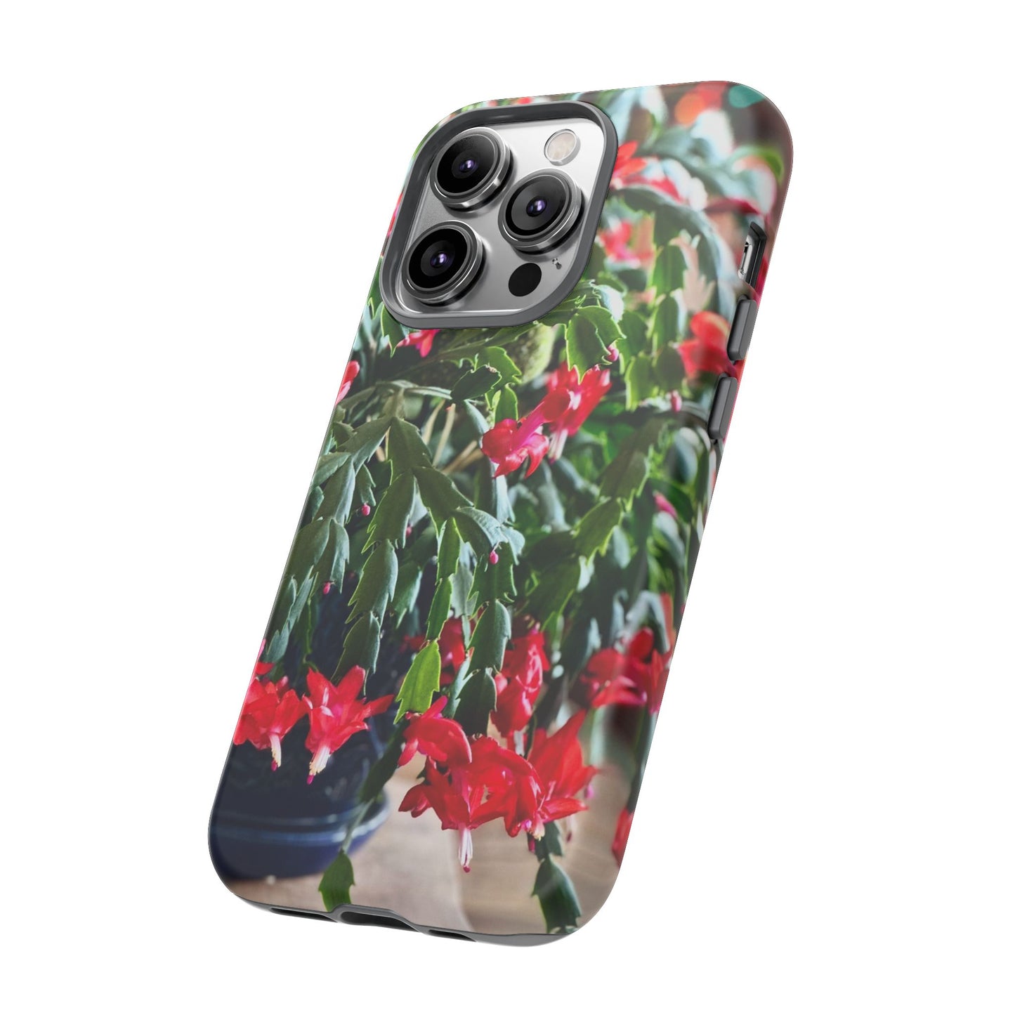 Phone Case - In Full Bloom Christmas Cactus Tough Cases