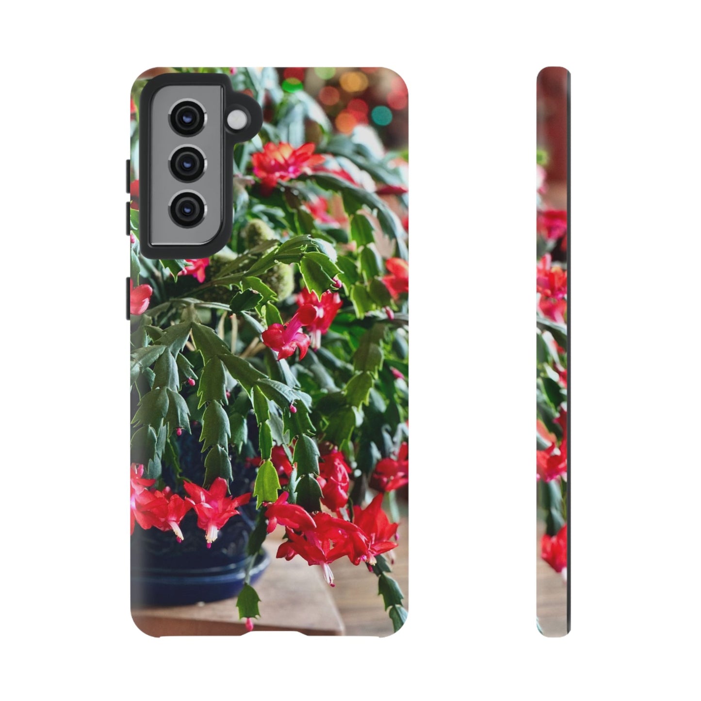 Phone Case - In Full Bloom Christmas Cactus Tough Cases