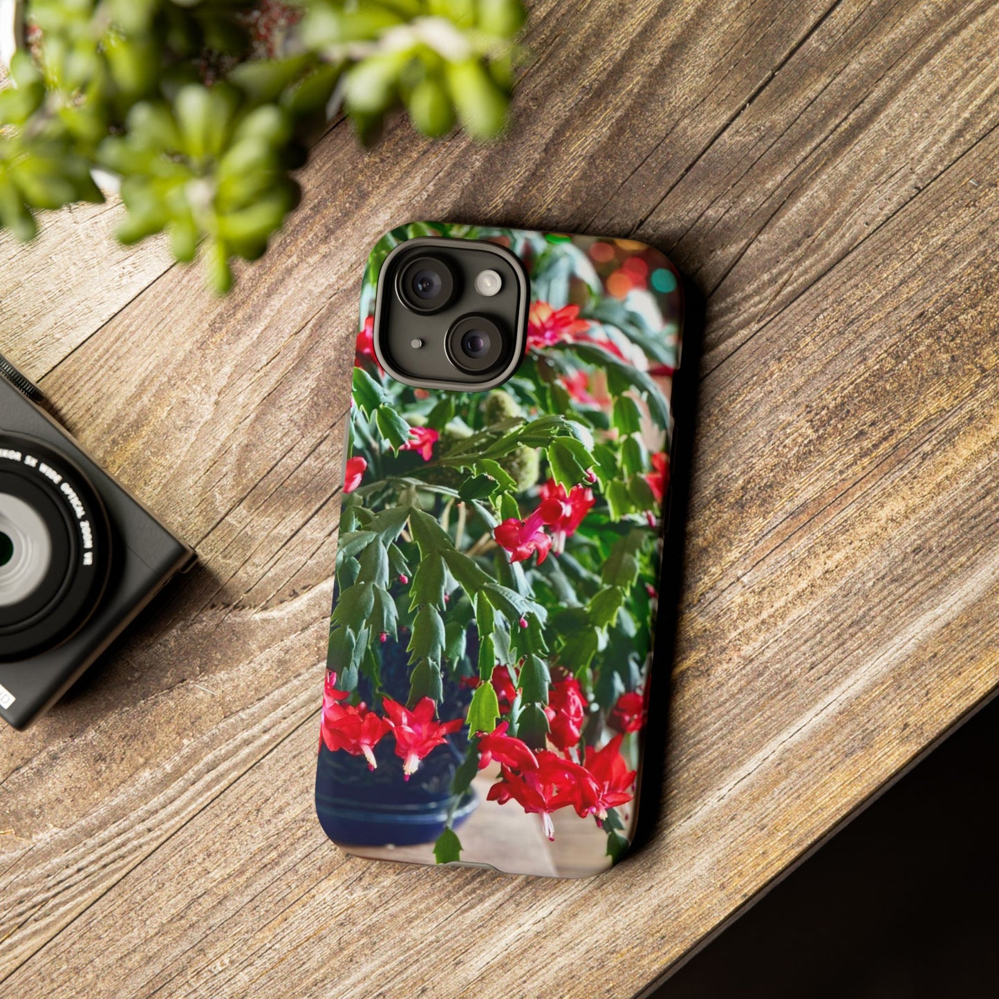 Phone Case - In Full Bloom Christmas Cactus Tough Cases