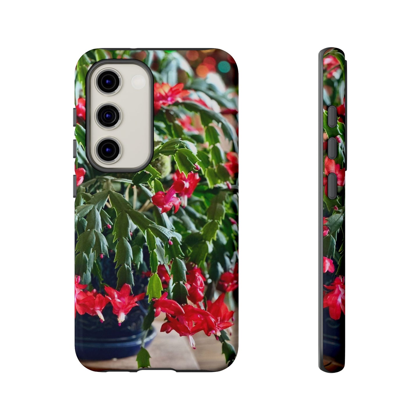 Phone Case - In Full Bloom Christmas Cactus Tough Cases