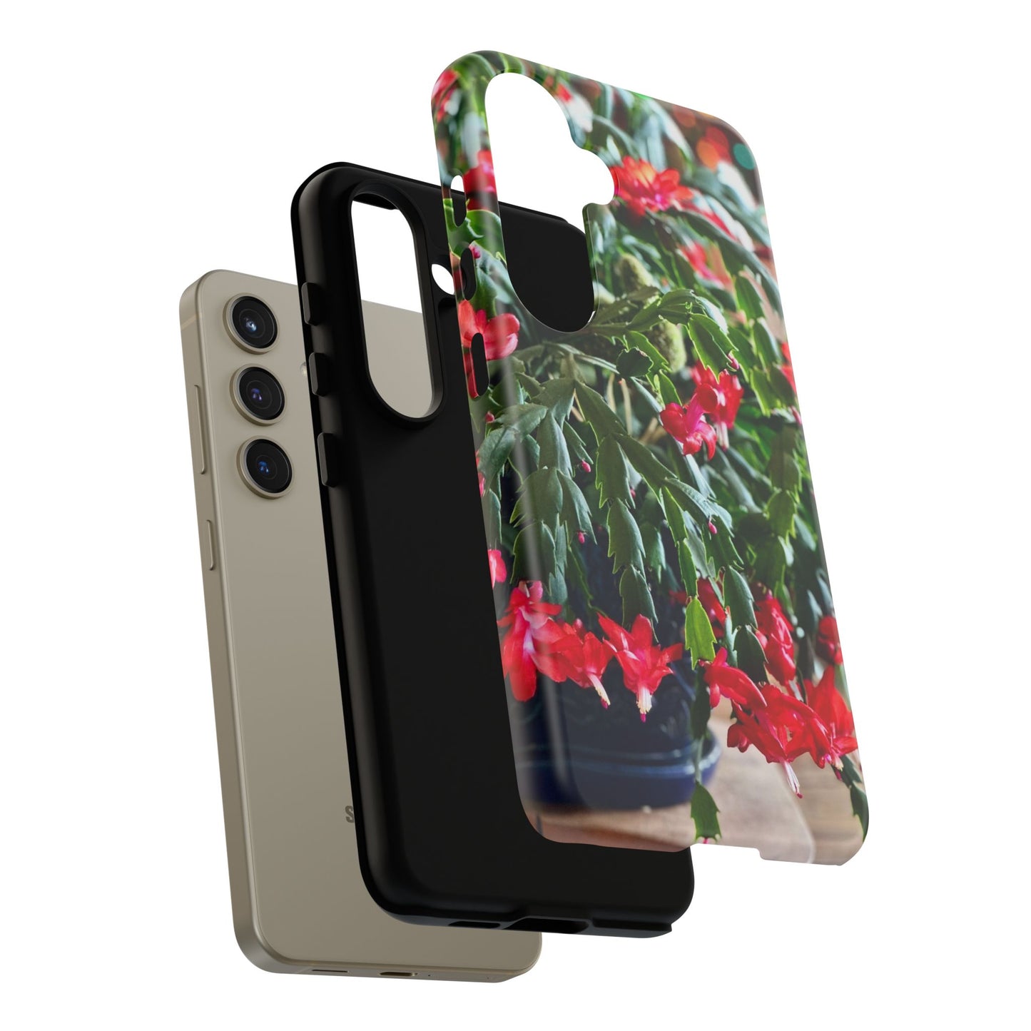 Phone Case - In Full Bloom Christmas Cactus Tough Cases