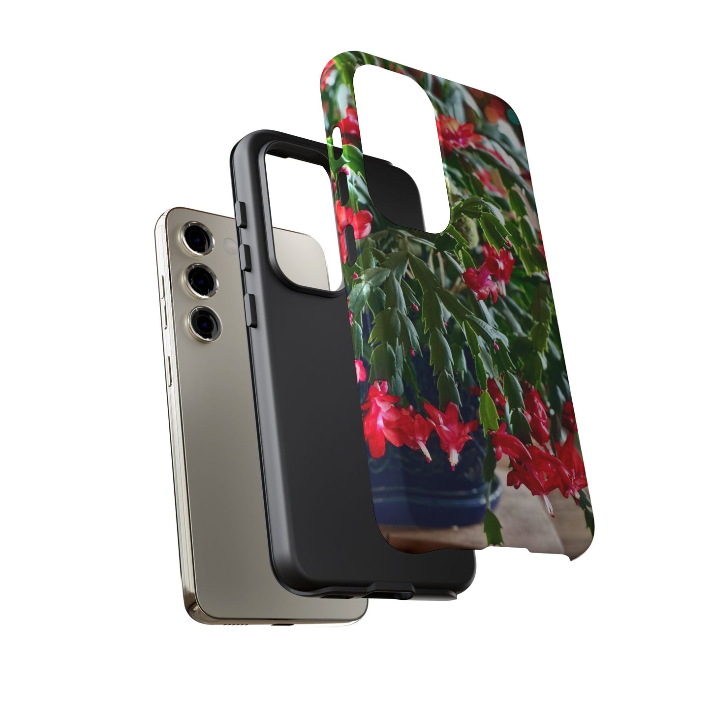 Phone Case - In Full Bloom Christmas Cactus Tough Cases