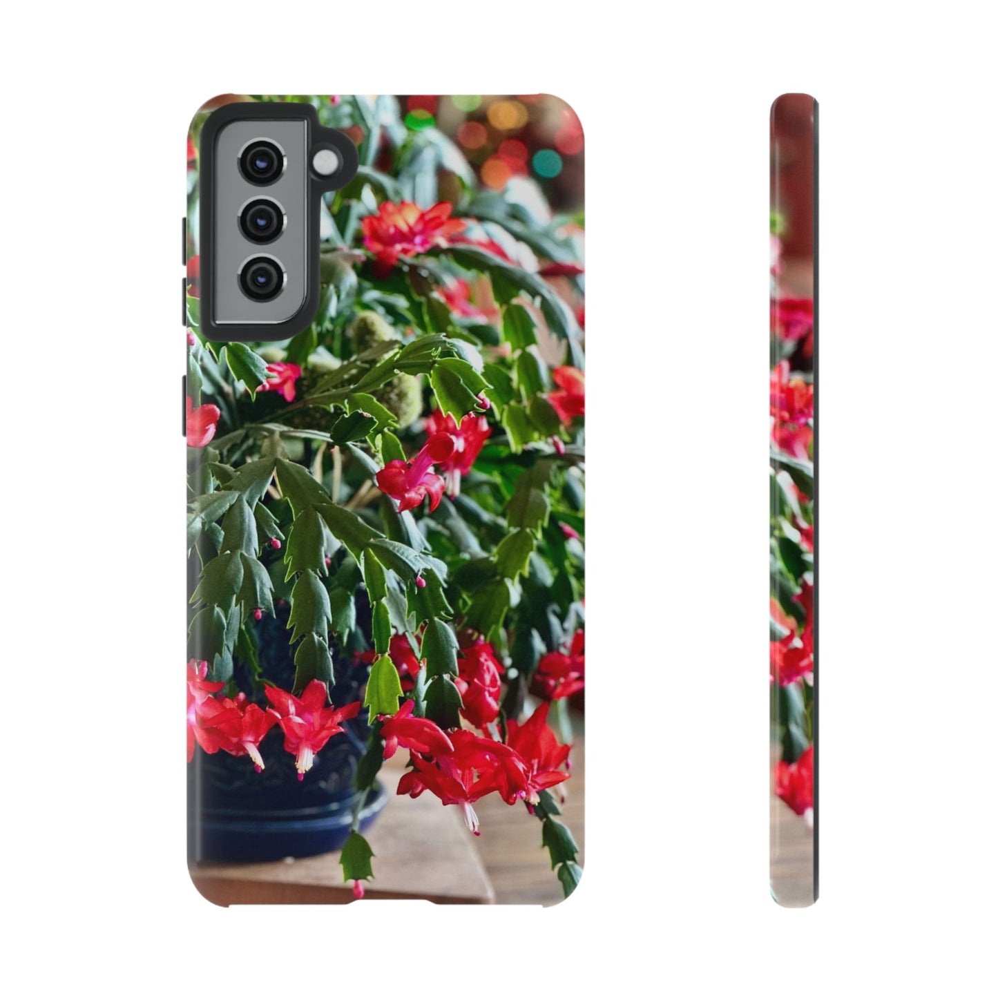 Phone Case - In Full Bloom Christmas Cactus Tough Cases