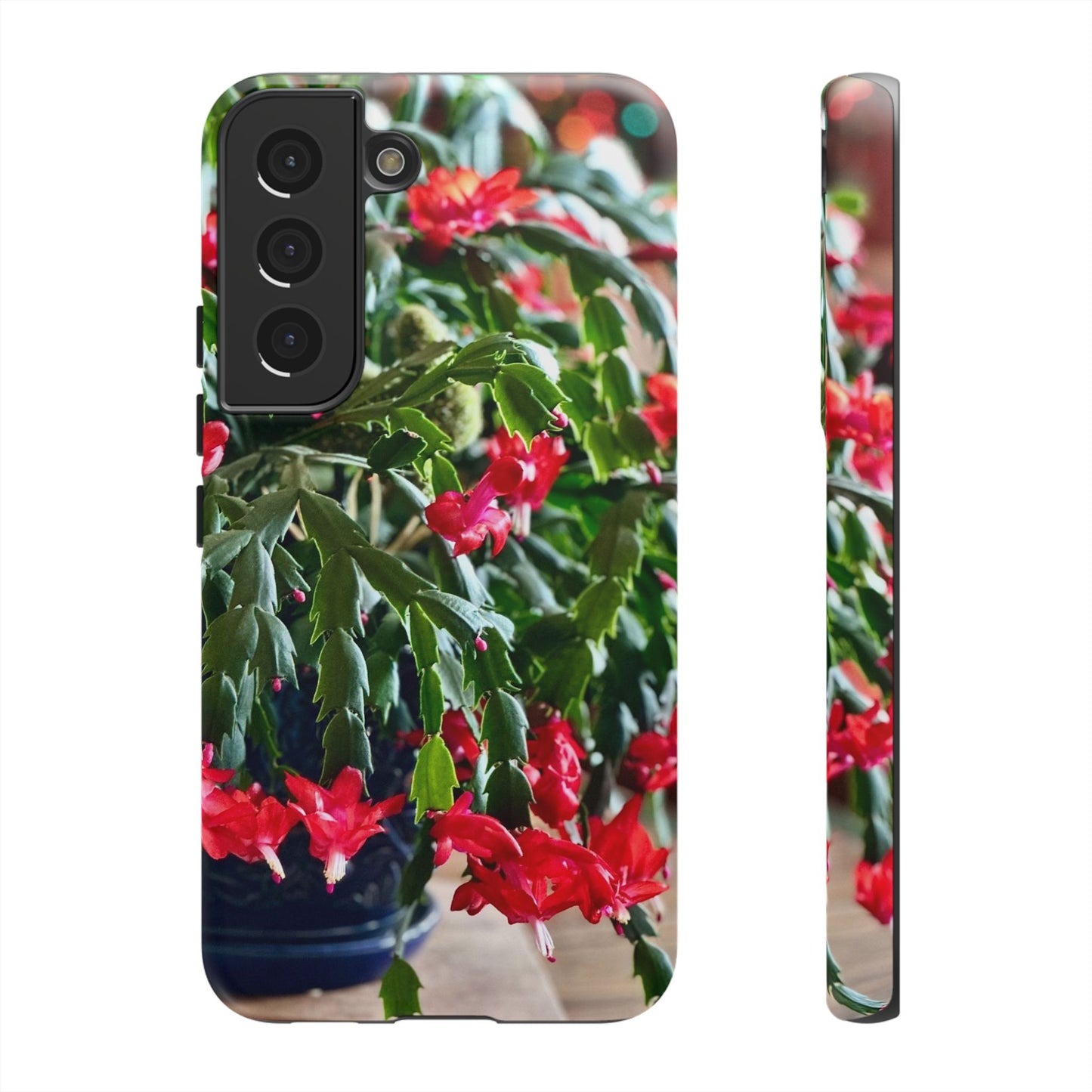 Phone Case - In Full Bloom Christmas Cactus Tough Cases