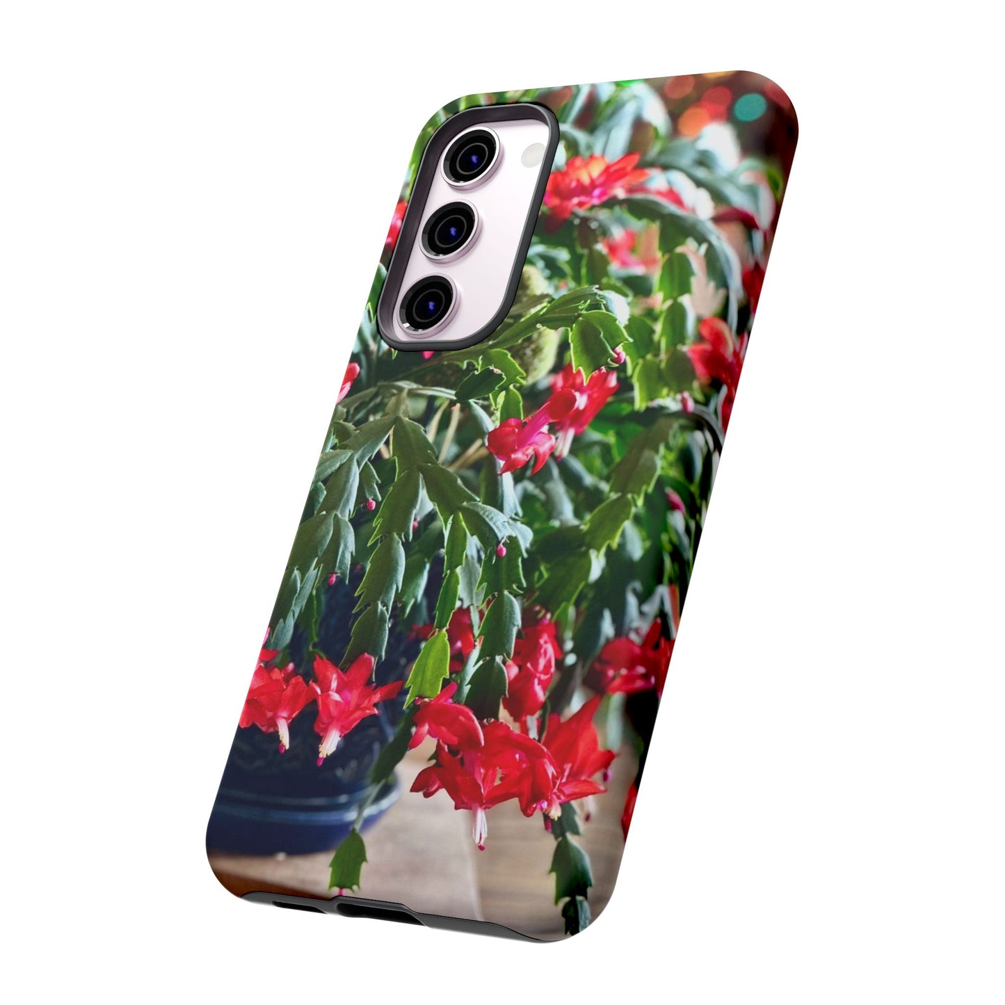 Phone Case - In Full Bloom Christmas Cactus Tough Cases