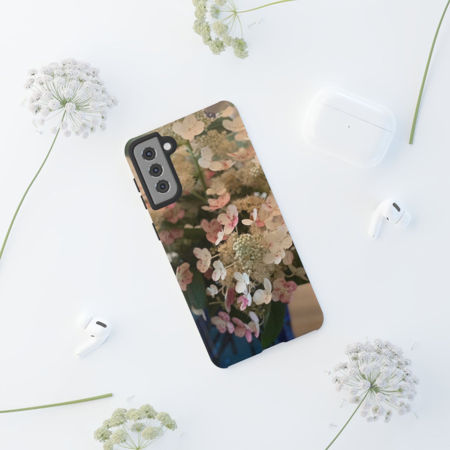 Phone Case Hydrangea Bloom Blue Vase Tough Cases