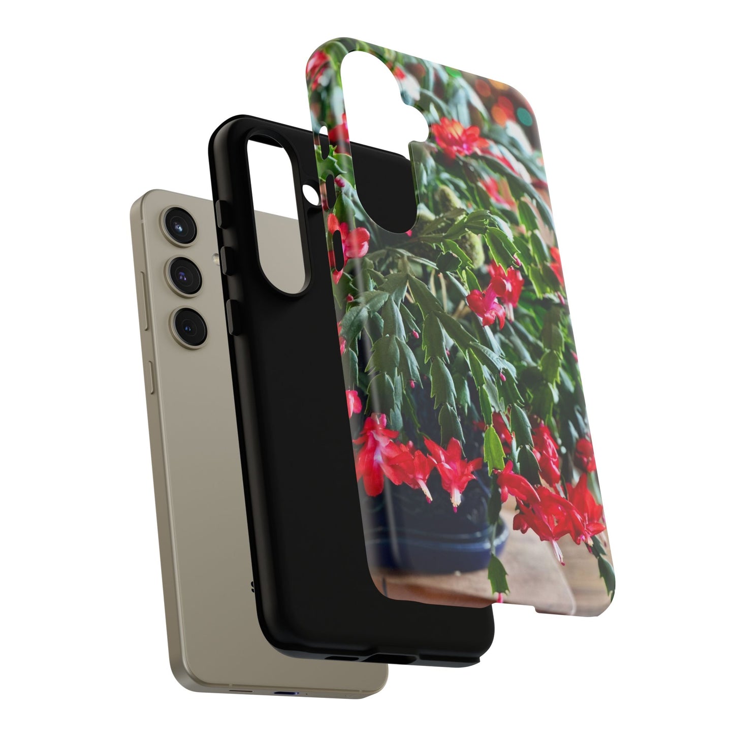 Phone Case - In Full Bloom Christmas Cactus Tough Cases