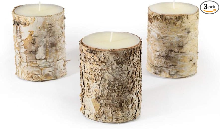 Birch Bark Candles