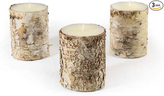 Birch Bark Candles