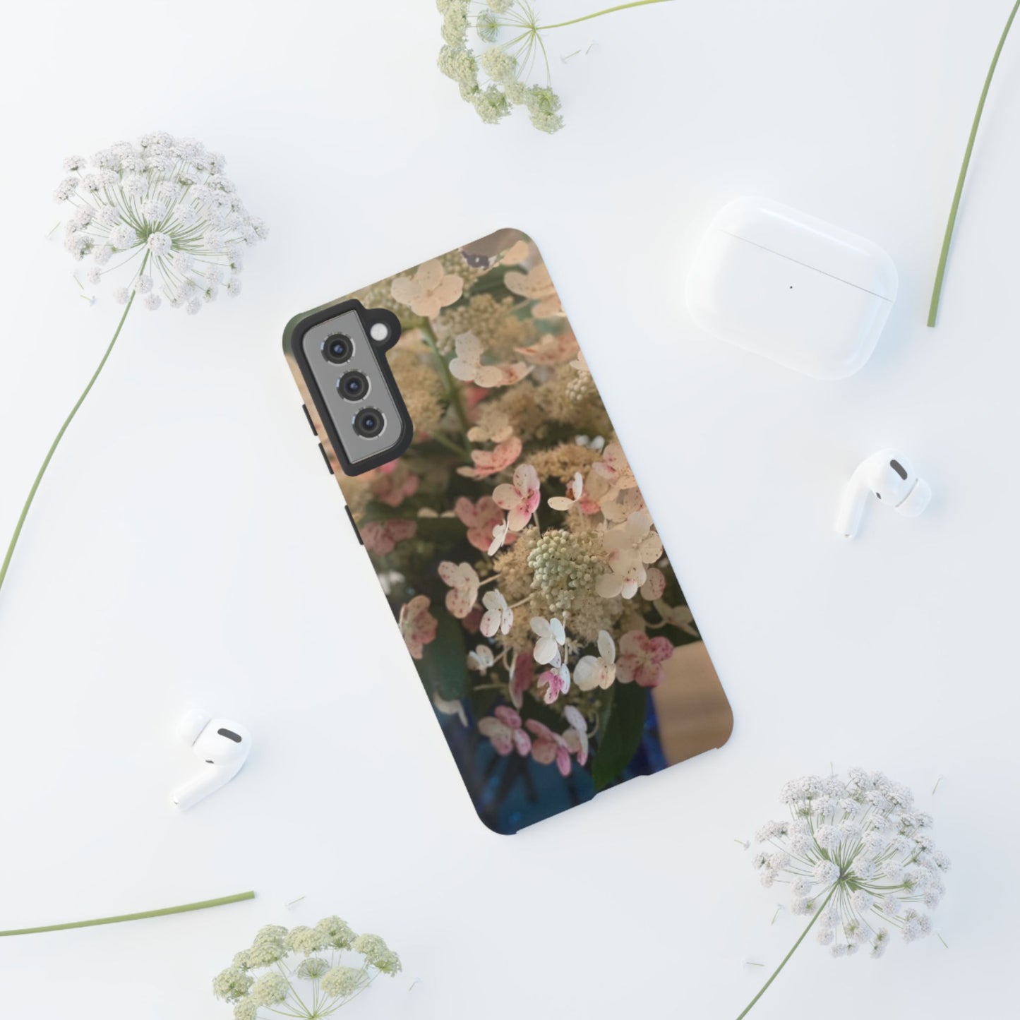 Phone Case Hydrangea Bloom Blue Vase Tough Cases