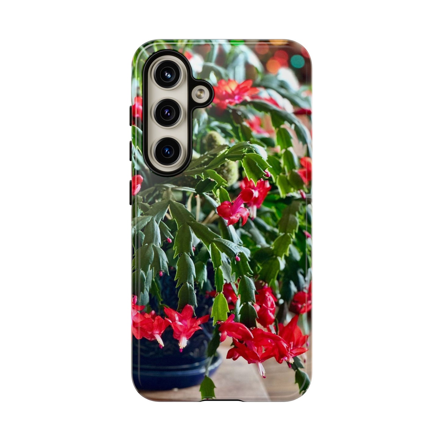 Phone Case - In Full Bloom Christmas Cactus Tough Cases