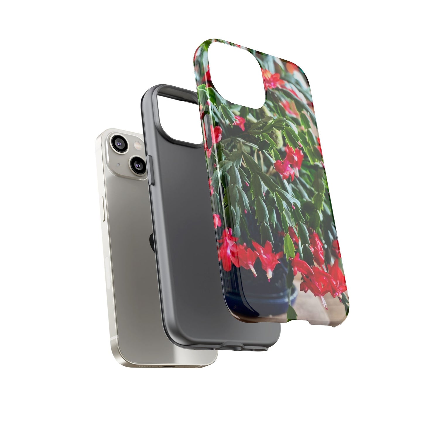 Phone Case - In Full Bloom Christmas Cactus Tough Cases