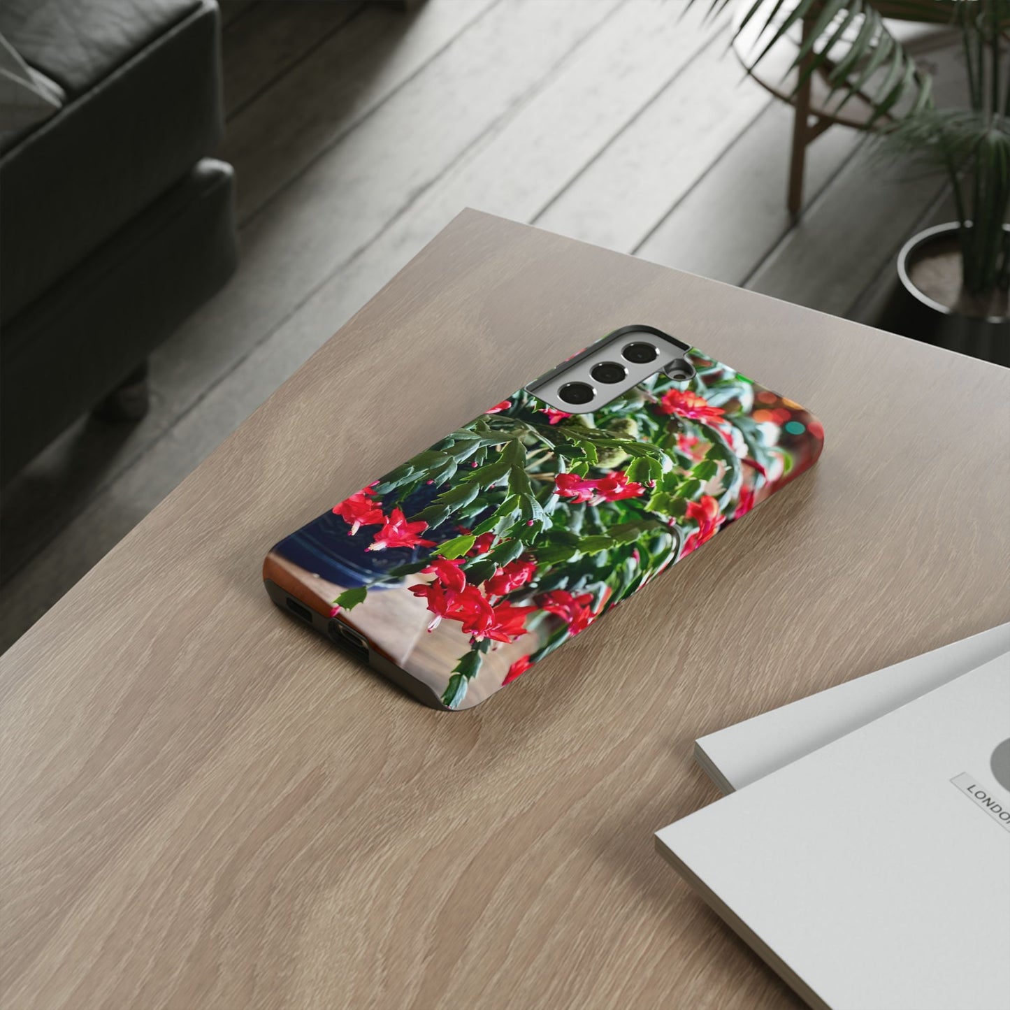 Phone Case - In Full Bloom Christmas Cactus Tough Cases