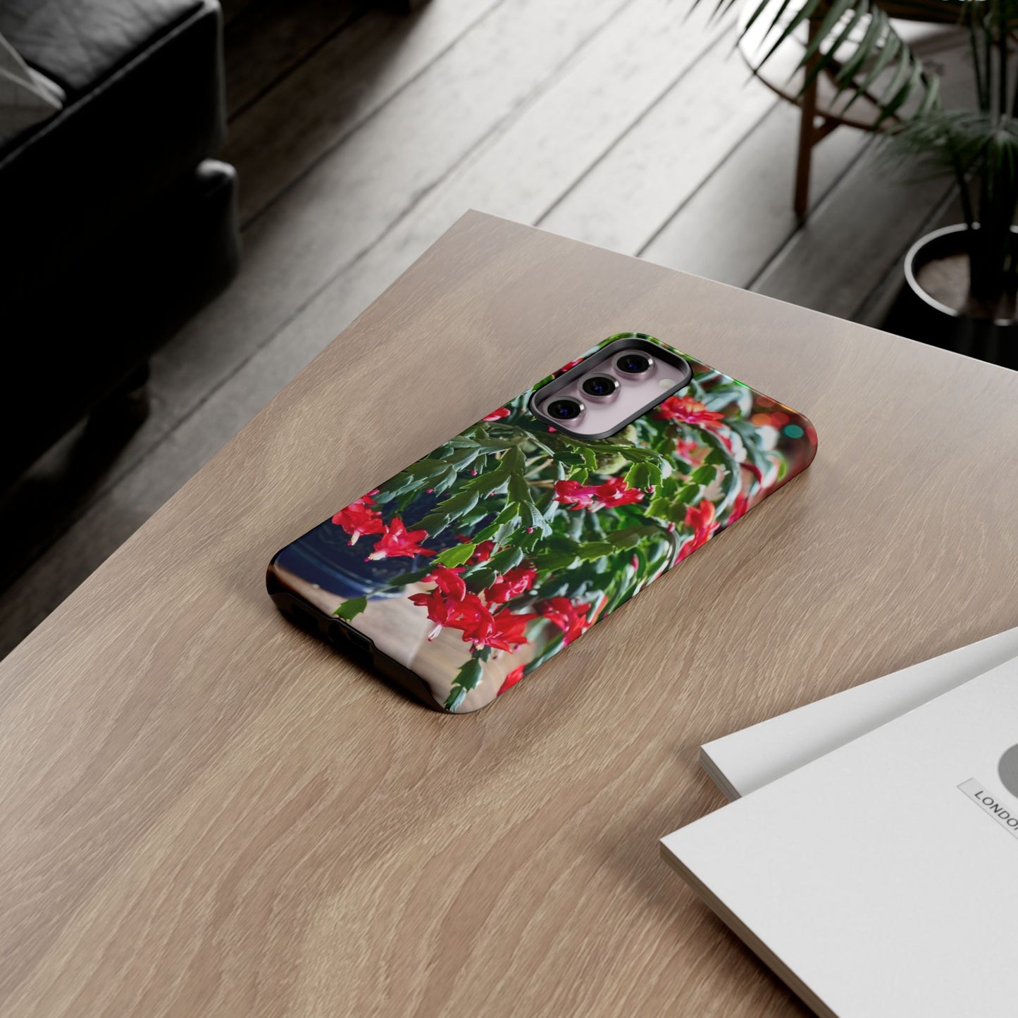 Phone Case - In Full Bloom Christmas Cactus Tough Cases