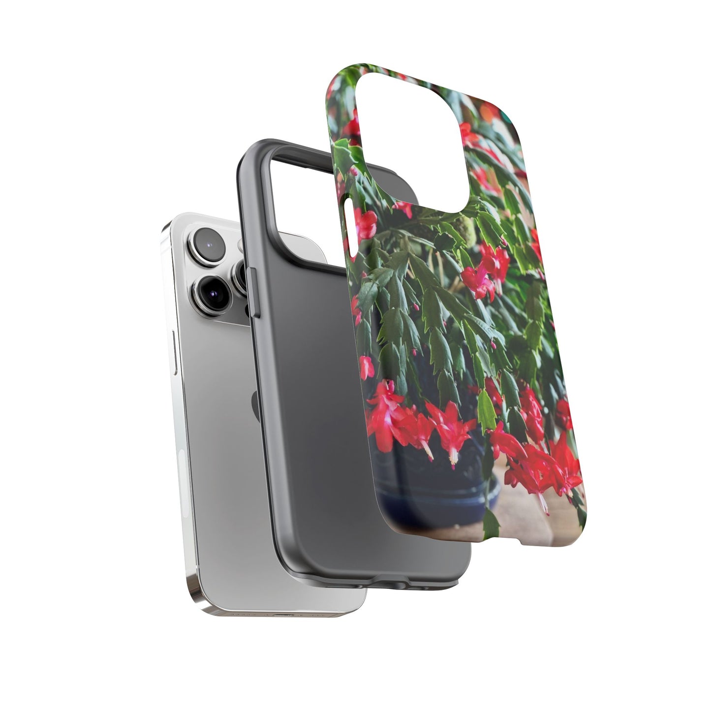 Phone Case - In Full Bloom Christmas Cactus Tough Cases