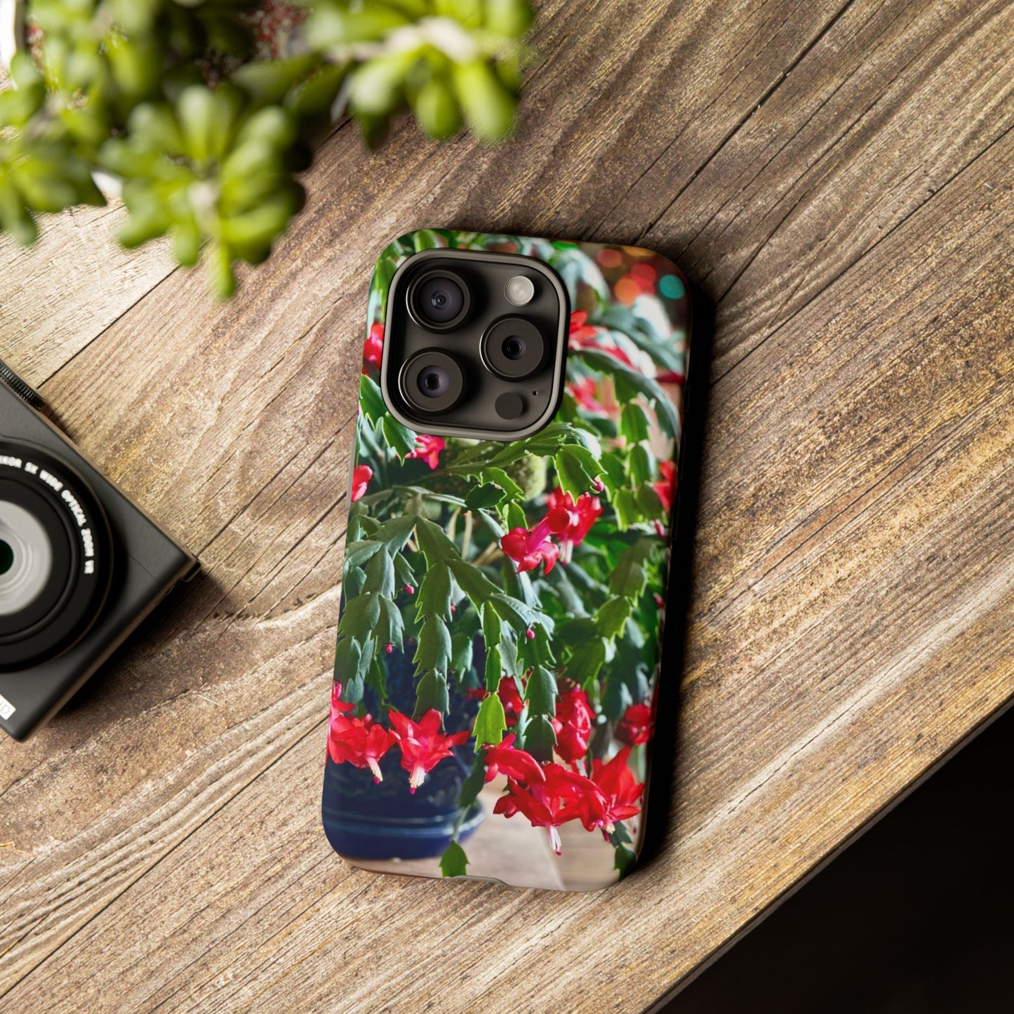 Phone Case - In Full Bloom Christmas Cactus Tough Cases