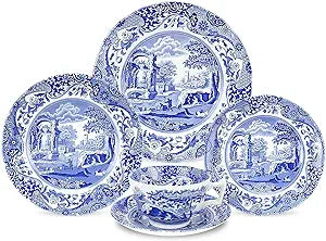 Spode Blue Italian Dishes 5 Piece Set