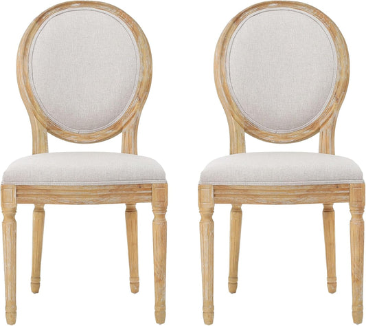 Christopher Knight Fabric Dining Chairs