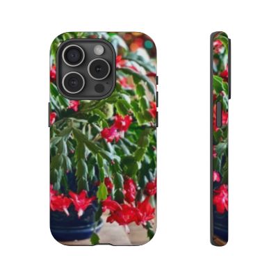 Phone Case - In Full Bloom Christmas Cactus Tough Cases