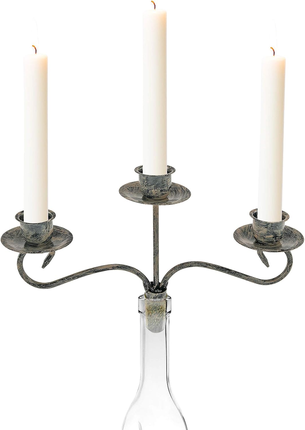 Wine Bottle Candelabra