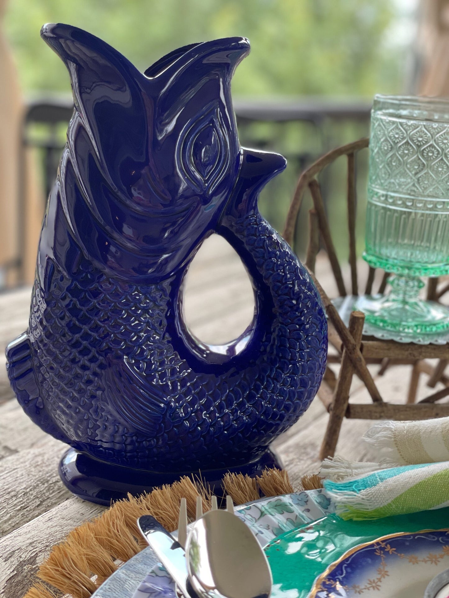 Fish Gurgle Jug Pitcher