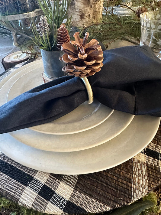 Pinecone Napkin Rings