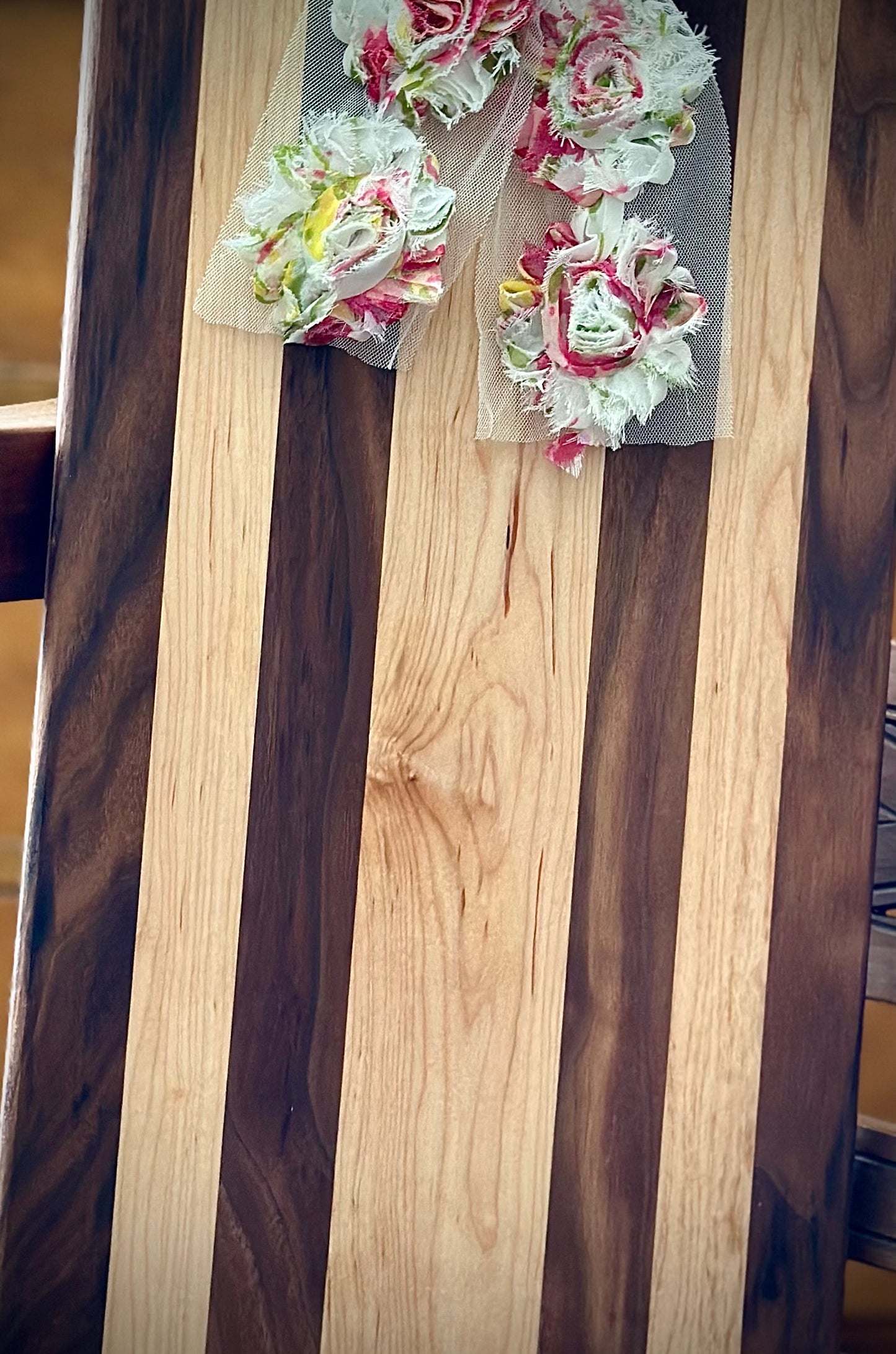 Handmade Walnut & Maple Cutting/Charcuterie Board