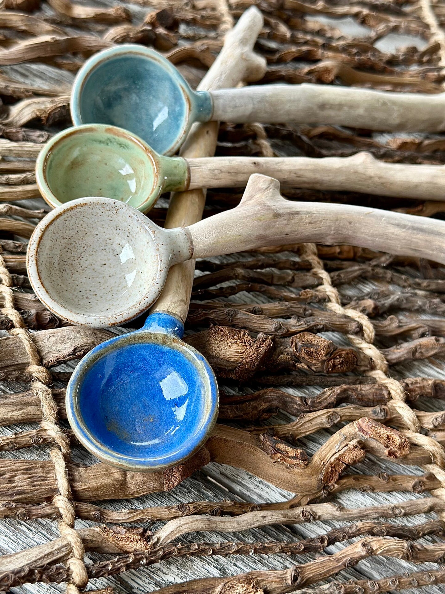 Driftwood Handmade Ceramic Spoons