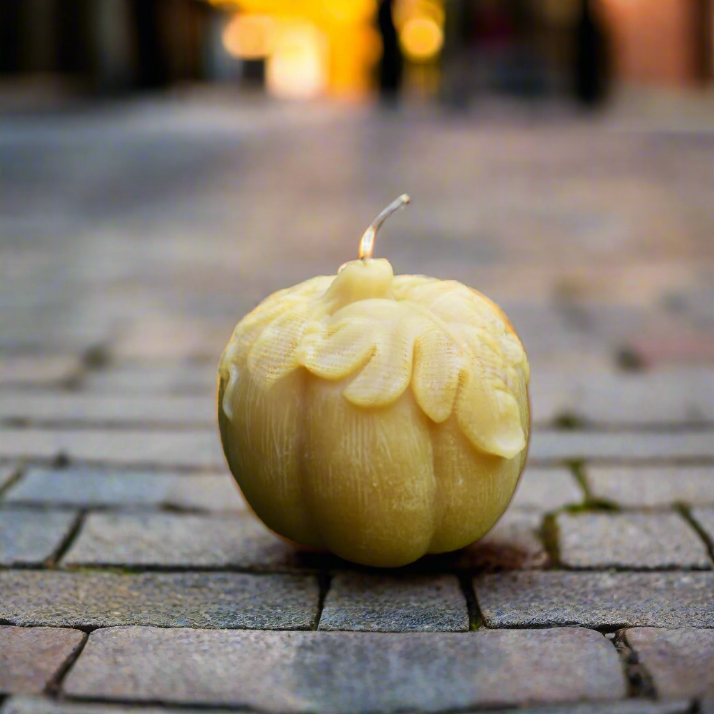 Pumpkin Beeswax Candle