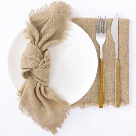 Socomi Handmade Cotton Linen Napkins