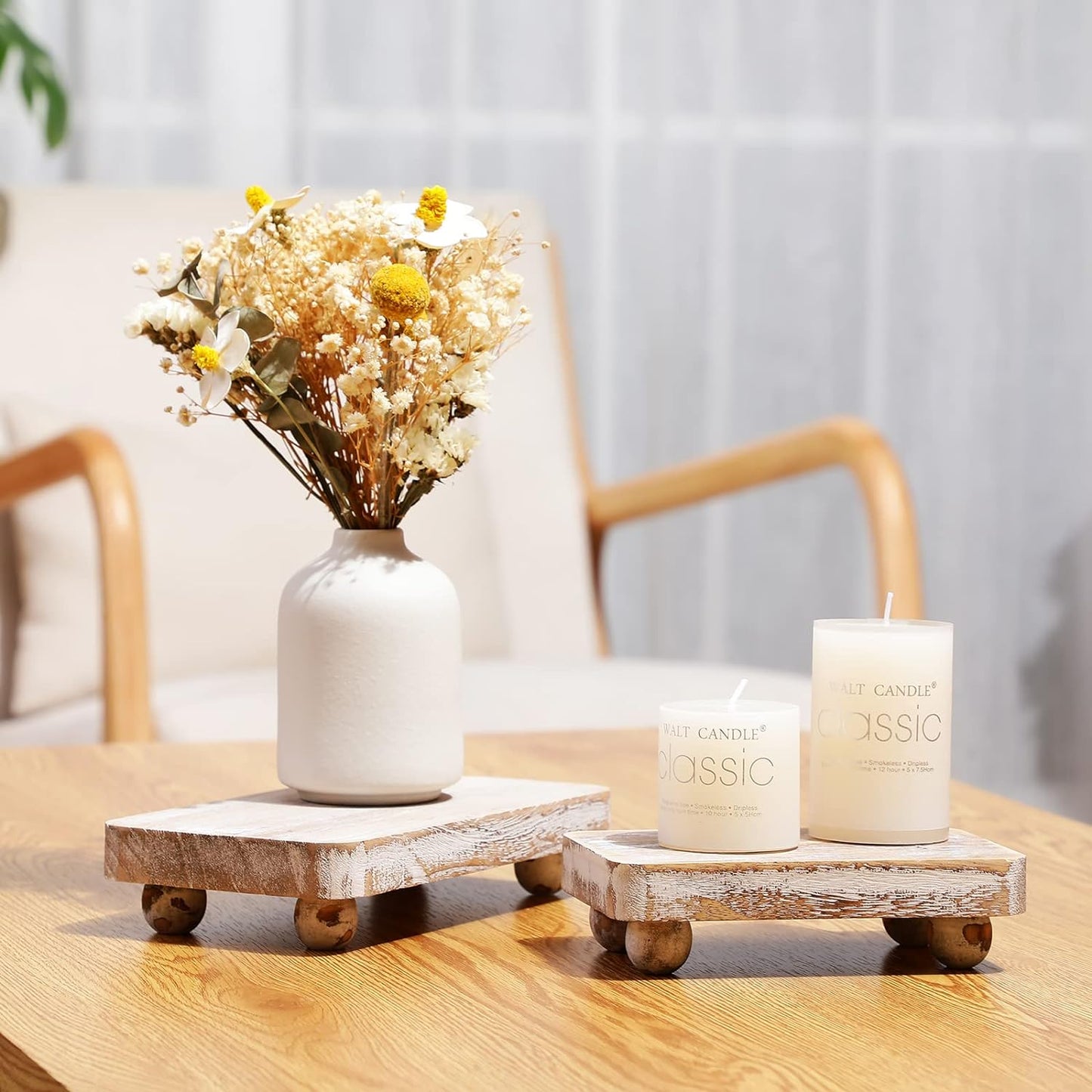 Farmhouse Stackable Wooden Risers