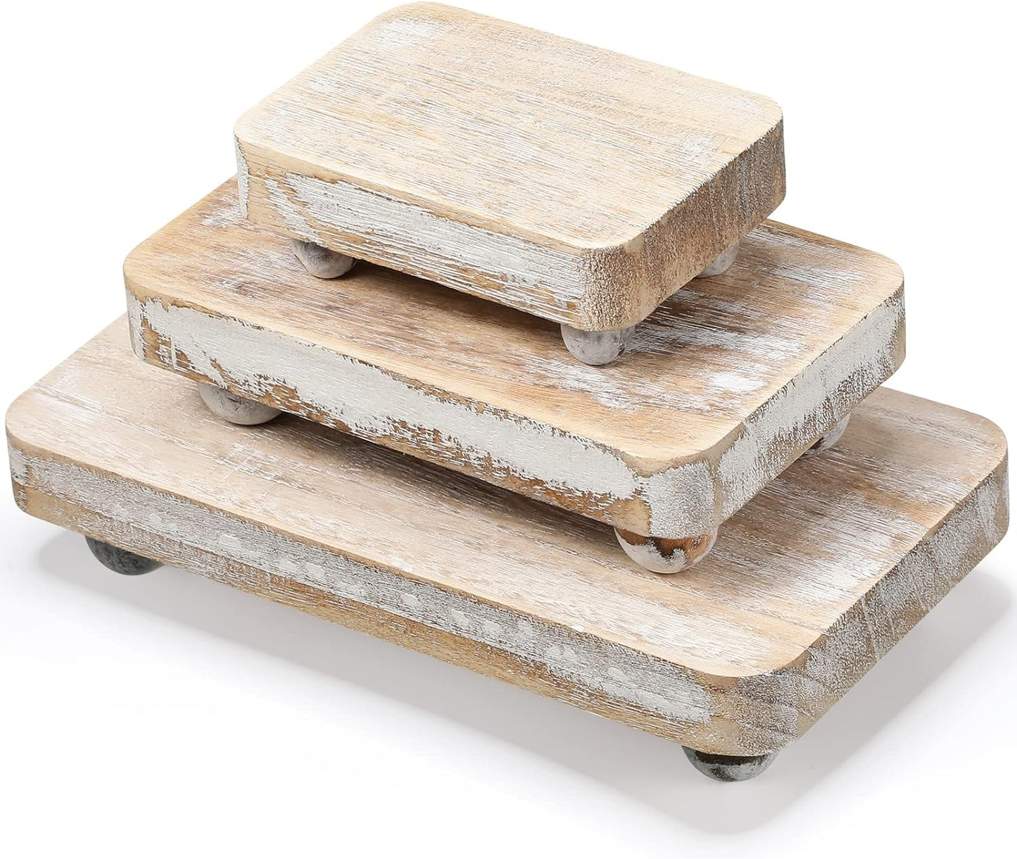 Farmhouse Stackable Wooden Risers