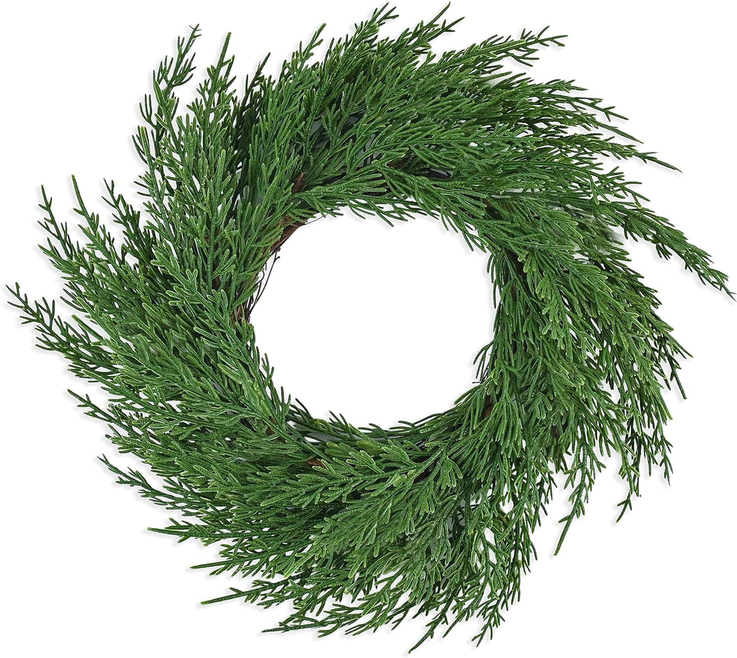 Faux Cedar Wreath