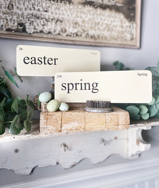 Spring / Easter Decorative Flash Cards