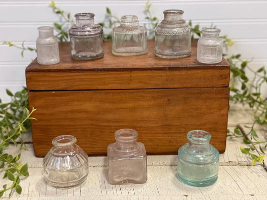 Vintage Ink & Apothecary Jars